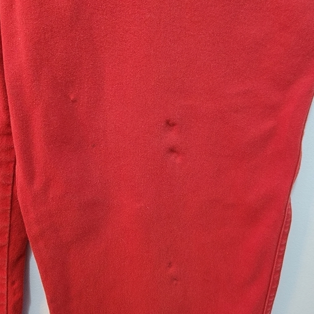 St John Sport Red Jeans Size 10 - Picture 5 of 13